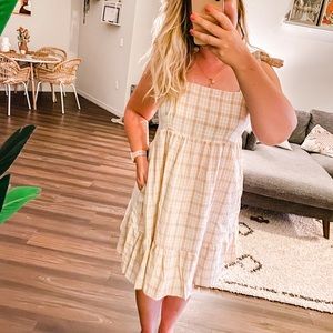 Petal & Pup Beattie Beige Dress